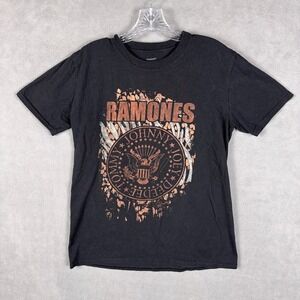 Ramones Punk Rock Band  1234 Brand , Black Cotton, T-shirt,‎ Size L